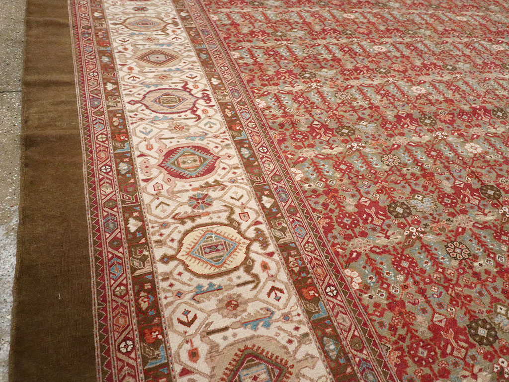 Vintage Persian Malayer Large Carpet, No.31194 - Galerie Shabab