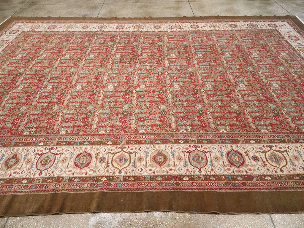 Vintage Persian Malayer Large Carpet, No.31194 - Galerie Shabab