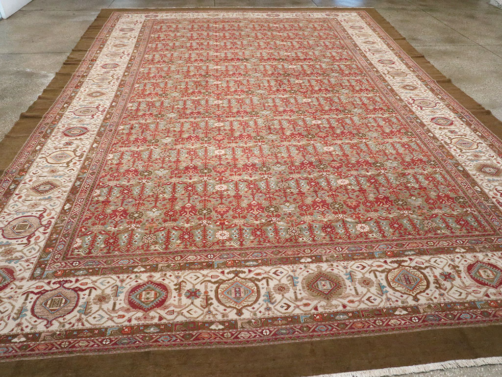 Vintage Persian Malayer Large Carpet, No.31194 - Galerie Shabab