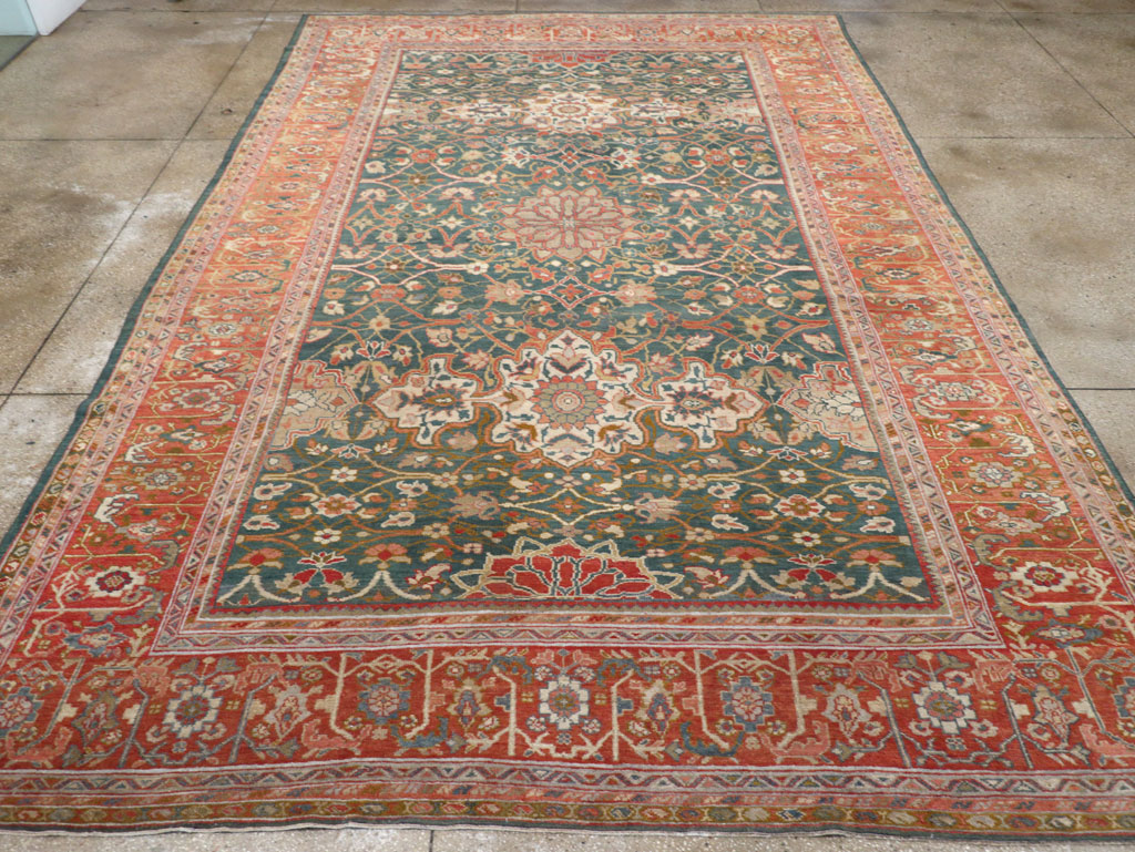Antique Persian Sultanabad Room Size Carpet, No.31195 - Galerie Shabab