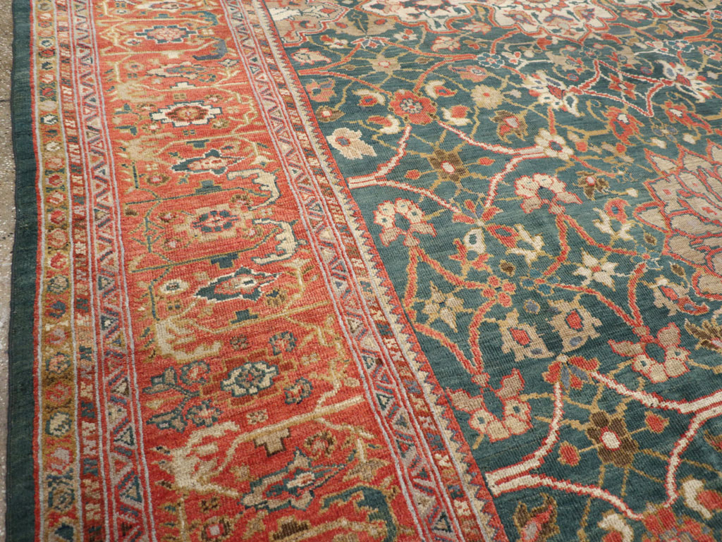 Antique Persian Sultanabad Room Size Carpet, No.31195 - Galerie Shabab