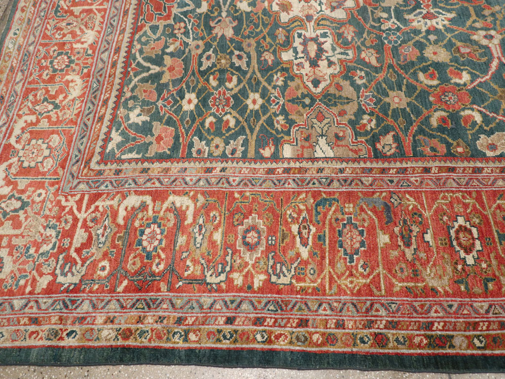 Antique Persian Sultanabad Room Size Carpet, No.31195 - Galerie Shabab