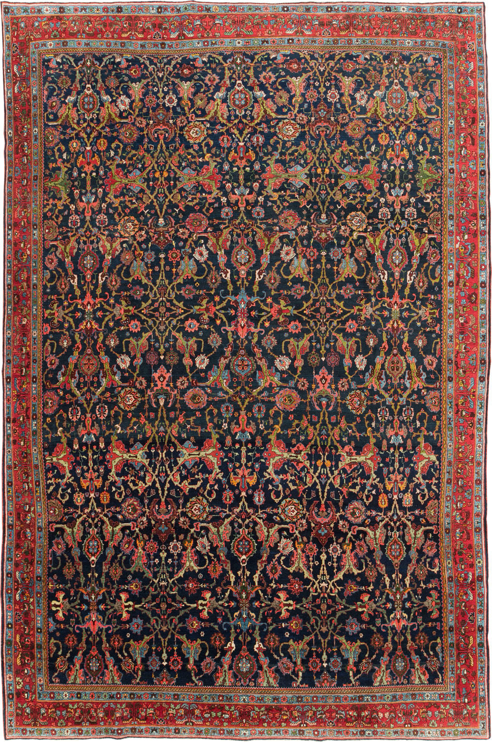 Vintage Persian Bidjar Room Size Carpet, No.31198 - Galerie Shabab
