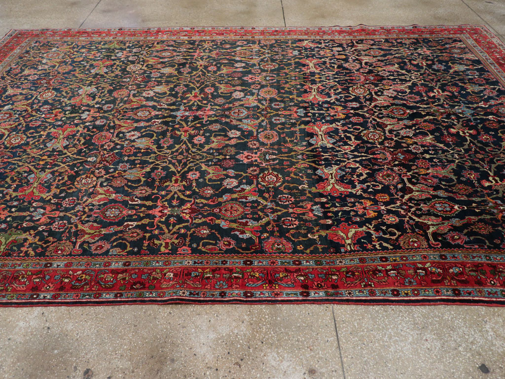 Vintage Persian Bidjar Room Size Carpet, No.31198 - Galerie Shabab
