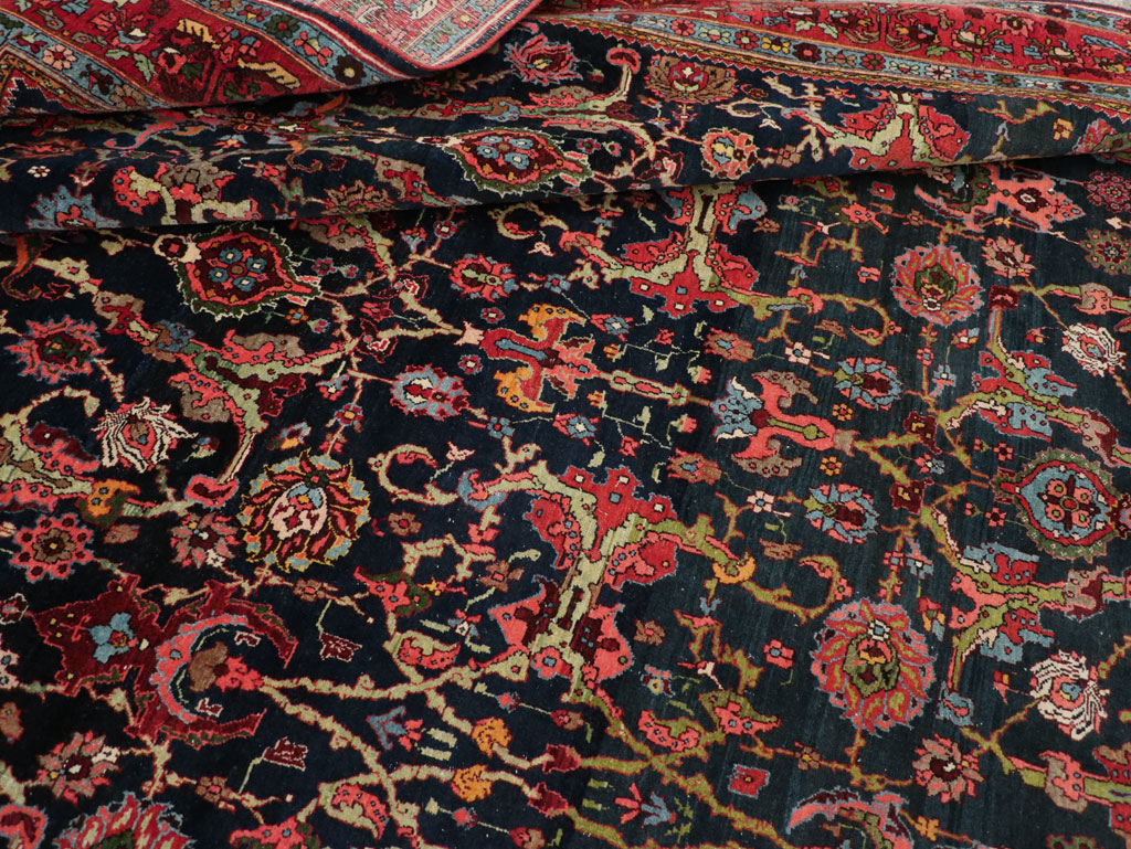 Vintage Persian Bidjar Room Size Carpet, No.31198 - Galerie Shabab