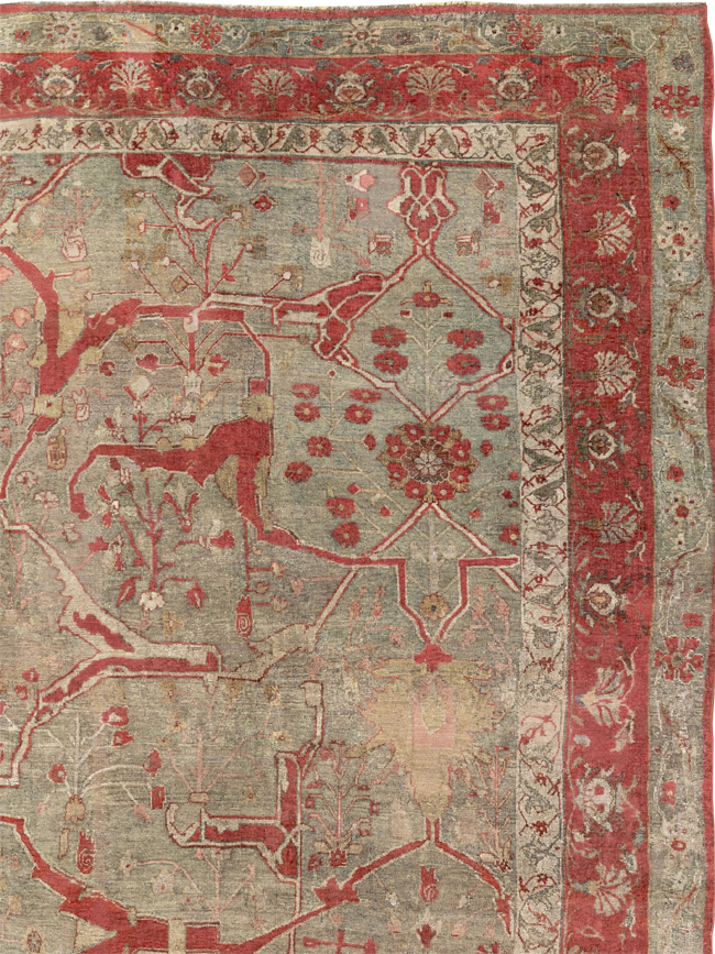 Antique Persian Bidjar Large Carpet, No.31199 - Galerie Shabab