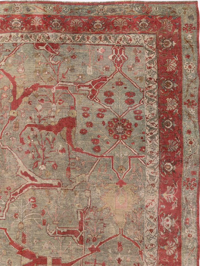 Antique Persian Bidjar Large Carpet, No.31199 - Galerie Shabab