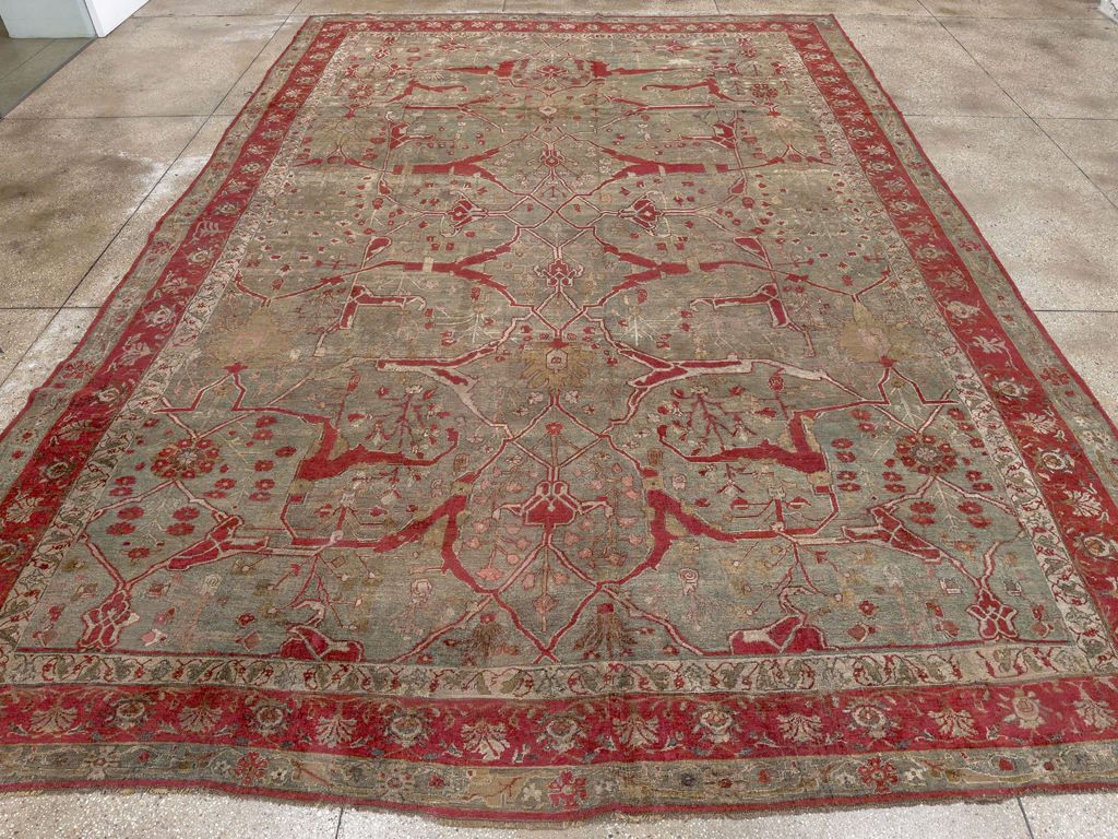 Antique Persian Bidjar Large Carpet, No.31199 - Galerie Shabab