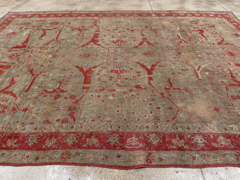 Antique Persian Bidjar Large Carpet, No.31199 - Galerie Shabab