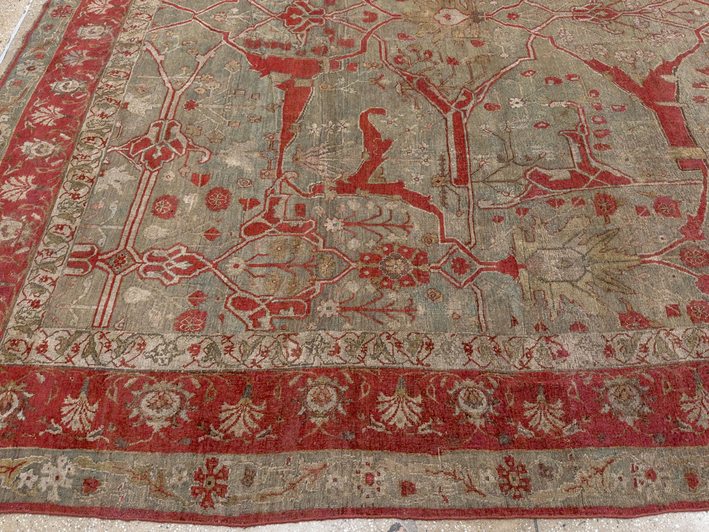 Antique Persian Bidjar Large Carpet, No.31199 - Galerie Shabab
