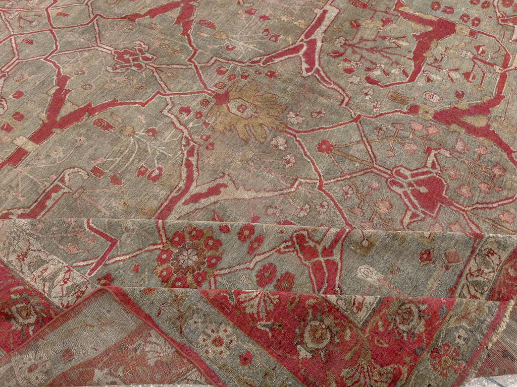 Antique Persian Bidjar Large Carpet, No.31199 - Galerie Shabab