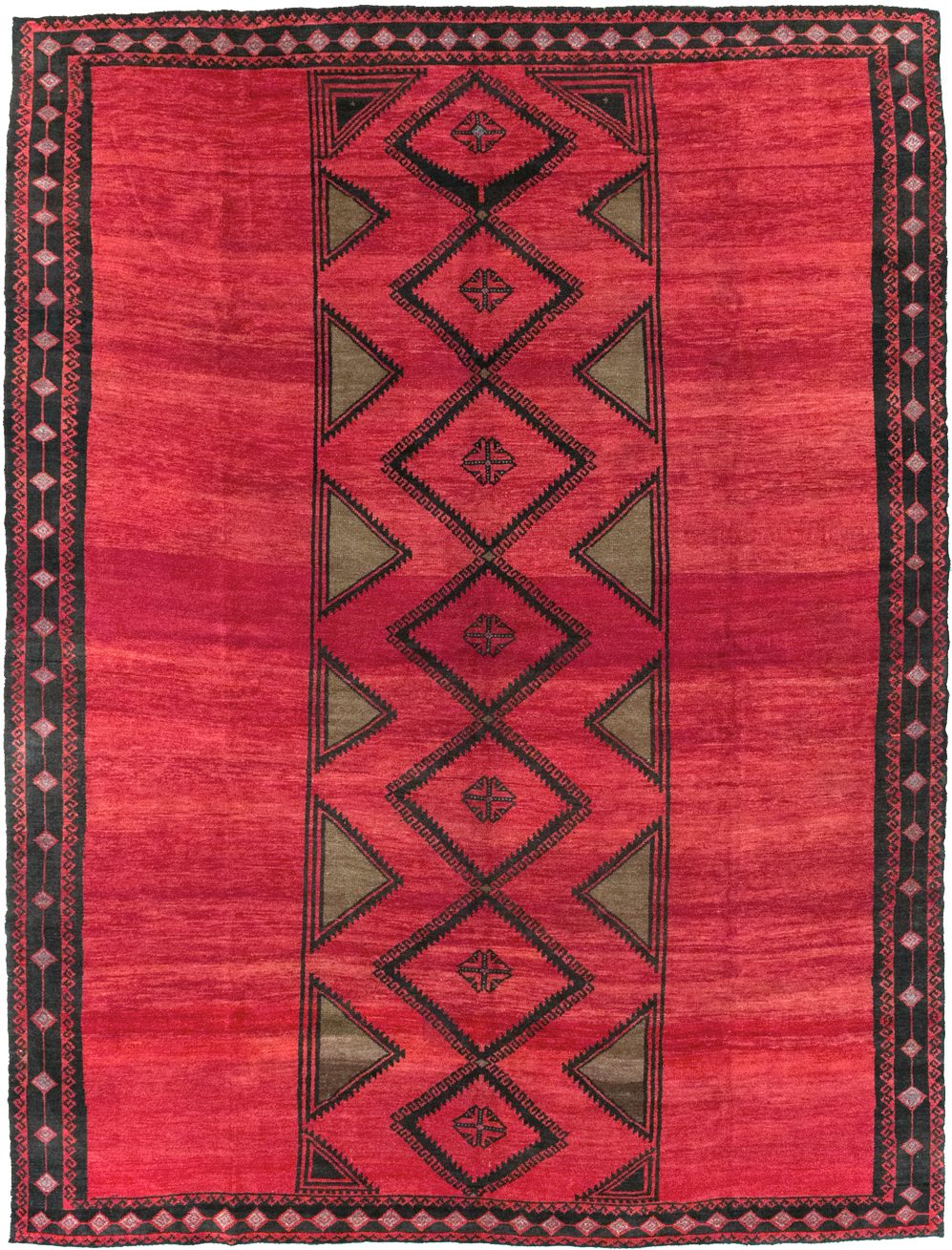 Vintage Turkish Anatolian Tribal Room Size Carpet, No.31202 - Galerie Shabab