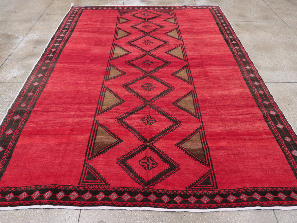 Vintage Turkish Anatolian Tribal Room Size Carpet, No.31202 - Galerie Shabab