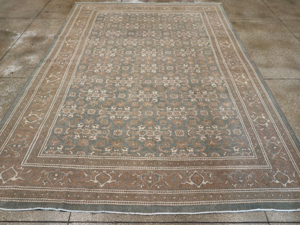 Vintage Persian Mahal Room Size Carpet, No.31203 - Galerie Shabab