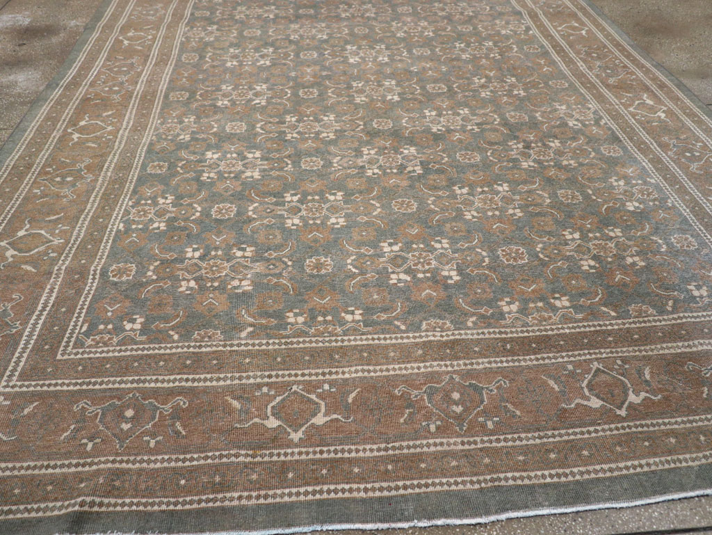 Vintage Persian Mahal Room Size Carpet, No.31203 - Galerie Shabab