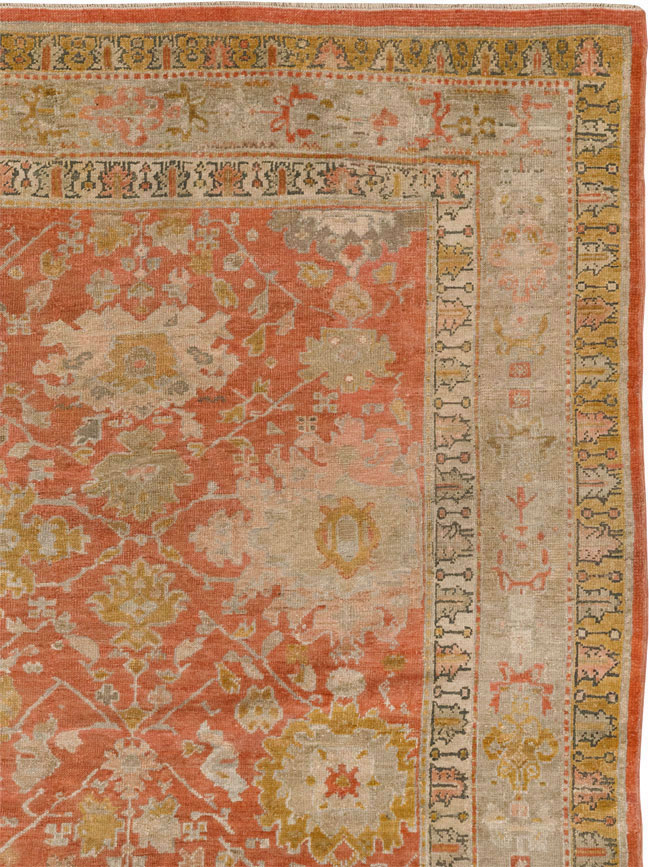 Antique Turkish Ghiordes Room Size Carpet, No.31206 - Galerie Shabab