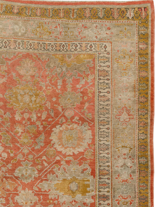Antique Turkish Ghiordes Room Size Carpet, No.31206 - Galerie Shabab