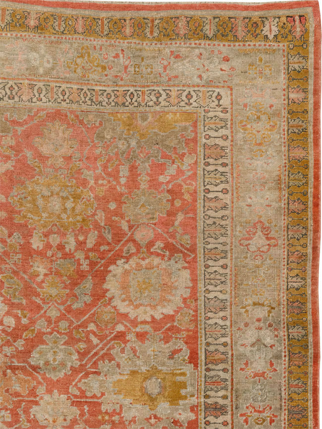 Antique Turkish Ghiordes Room Size Carpet, No.31206 - Galerie Shabab