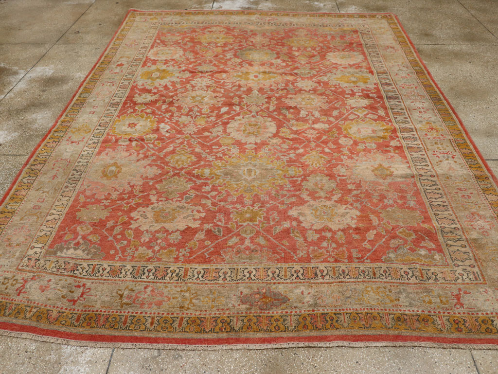Antique Turkish Ghiordes Room Size Carpet, No.31206 - Galerie Shabab