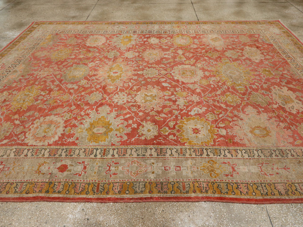Antique Turkish Ghiordes Room Size Carpet, No.31206 - Galerie Shabab