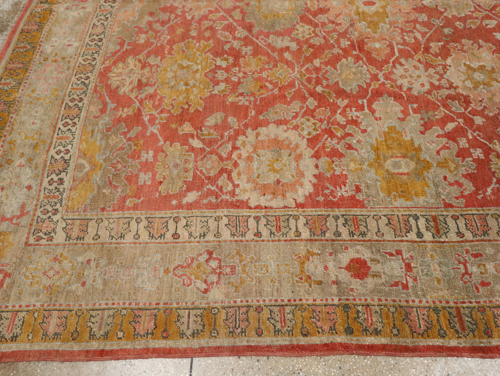 Antique Turkish Ghiordes Room Size Carpet, No.31206 - Galerie Shabab