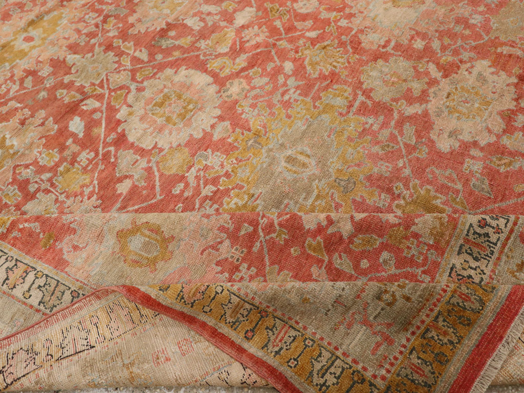 Antique Turkish Ghiordes Room Size Carpet, No.31206 - Galerie Shabab