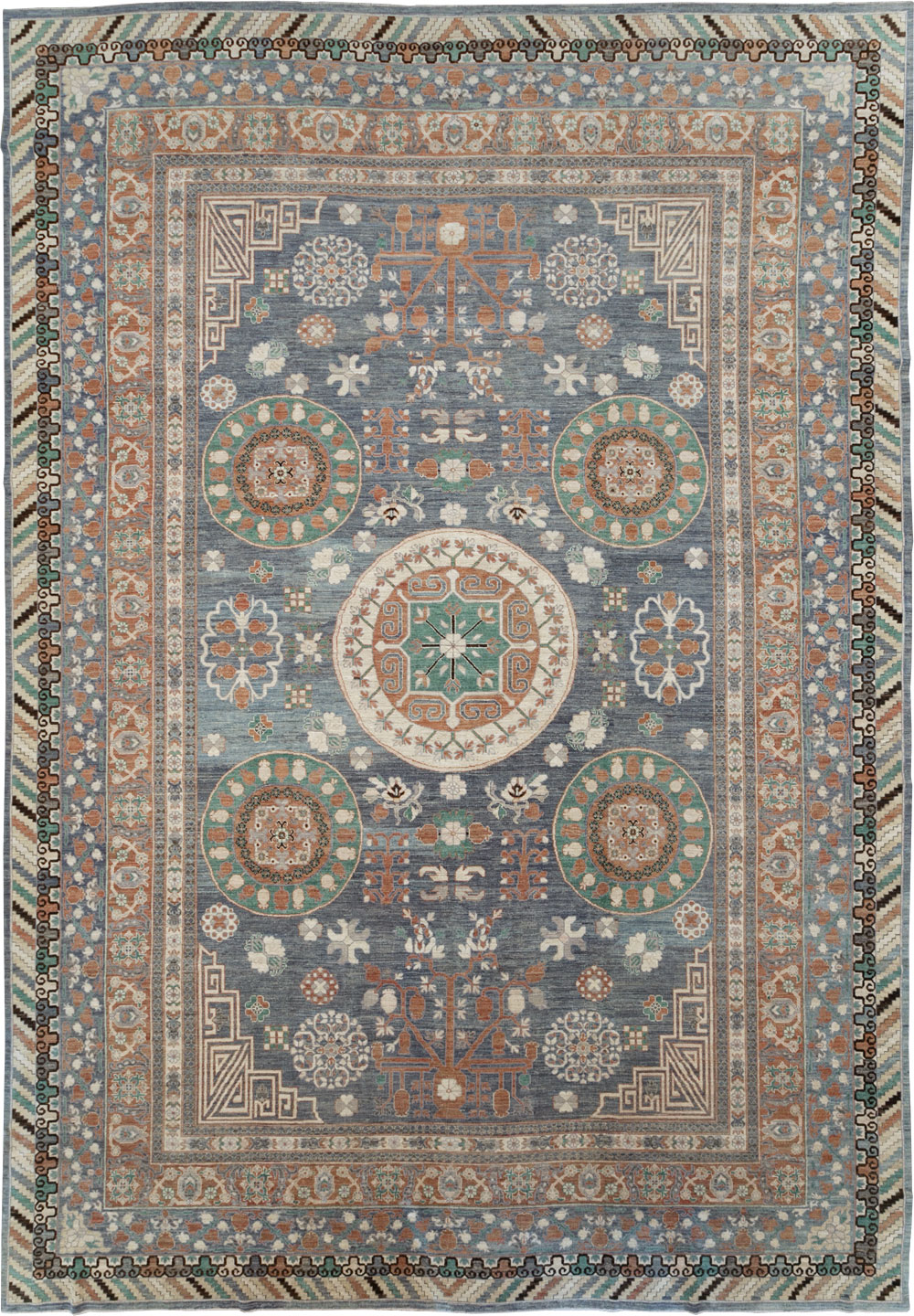 Modern East Turkestan Khotan Oversize Carpet, No.31207 - Galerie Shabab