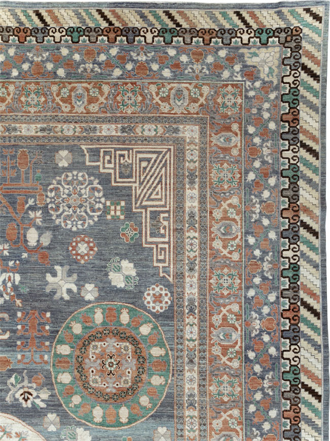 Modern East Turkestan Khotan Oversize Carpet, No.31207 - Galerie Shabab