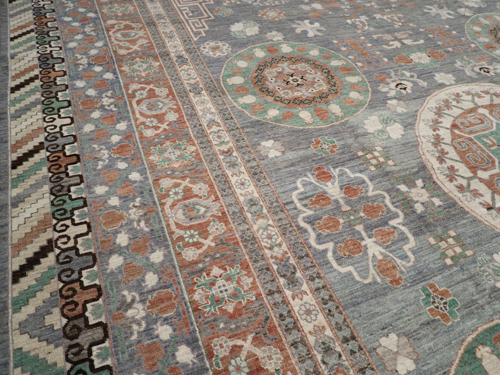 Modern East Turkestan Khotan Oversize Carpet, No.31207 - Galerie Shabab