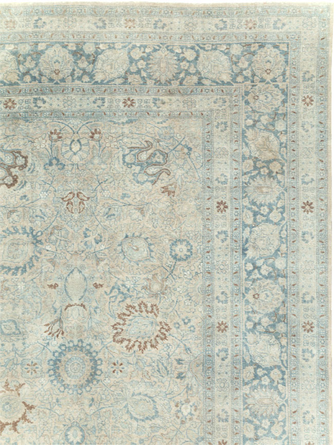 Antique Persian Tabriz Room Size Carpet, No.31210 - Galerie Shabab