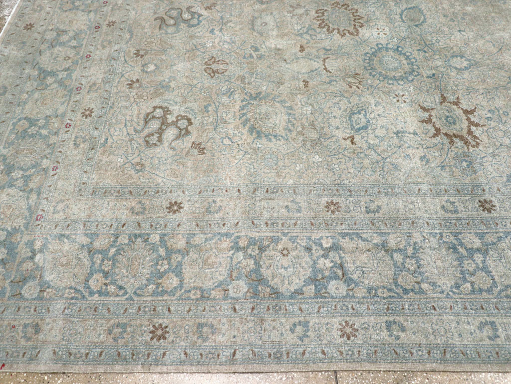 Antique Persian Tabriz Room Size Carpet, No.31210 - Galerie Shabab