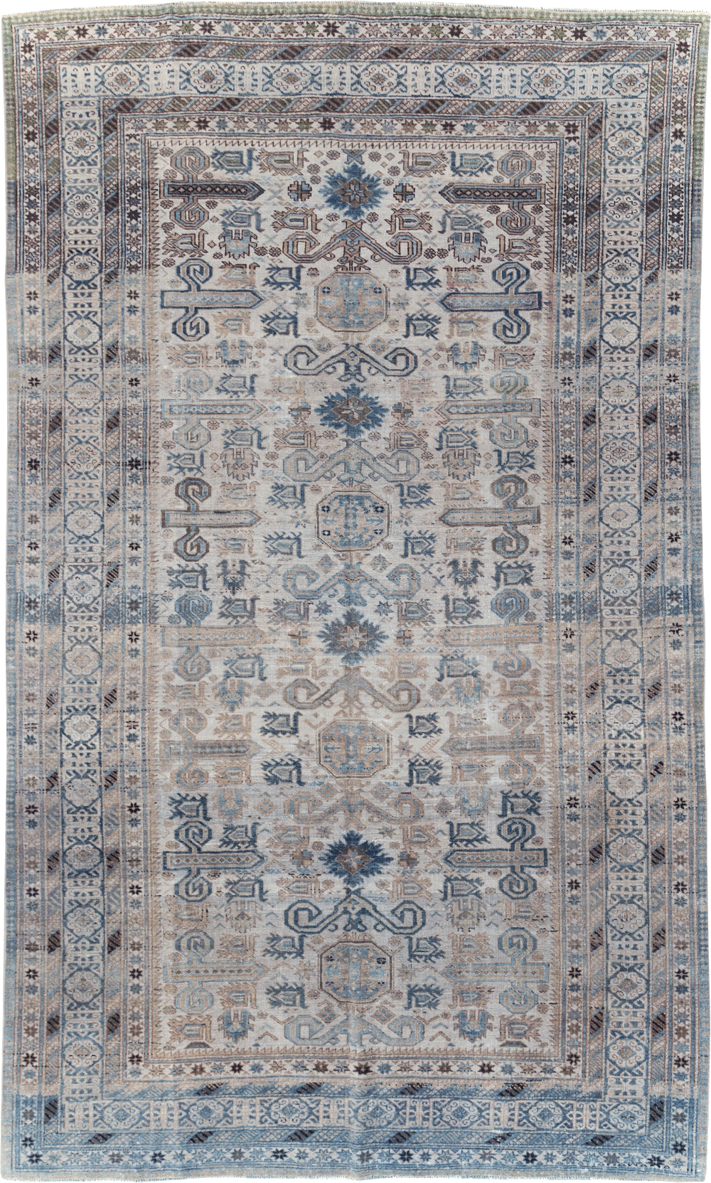 Antique Persian Afshar Accent Rug, No.31211 - Galerie Shabab