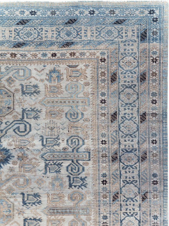 Antique Persian Afshar Accent Rug, No.31211 - Galerie Shabab