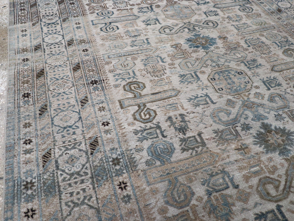 Antique Persian Afshar Accent Rug, No.31211 - Galerie Shabab