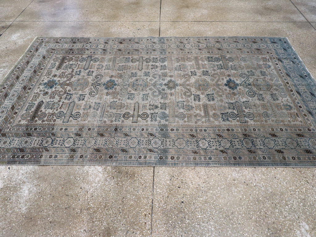 Antique Persian Afshar Accent Rug, No.31211 - Galerie Shabab