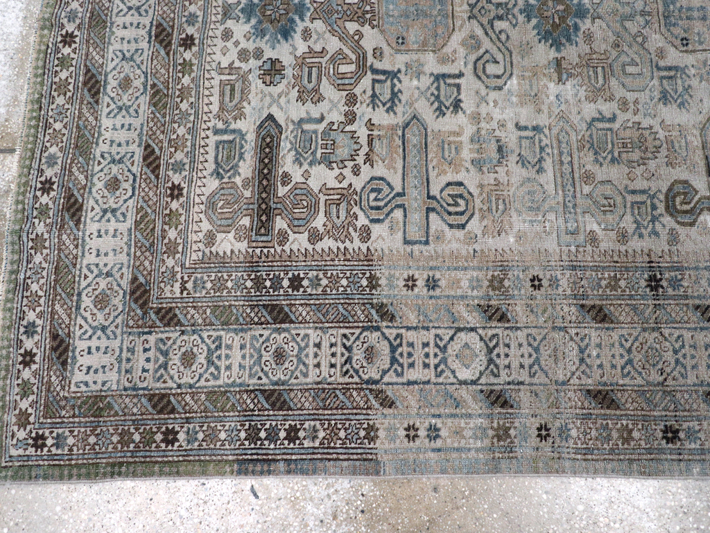 Antique Persian Afshar Accent Rug, No.31211 - Galerie Shabab