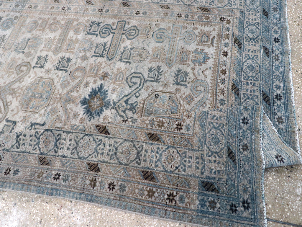 Antique Persian Afshar Accent Rug, No.31211 - Galerie Shabab