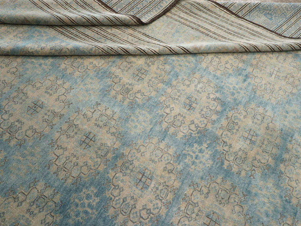 Antique Central Asian Turkoman Room Size Carpet, No.31214 - Galerie Shabab