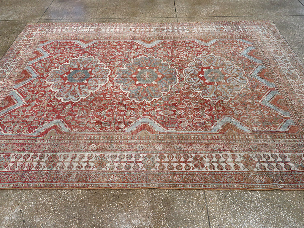 Antique Persian Shiraz Small Room Size Carpet, No.31215 - Galerie Shabab