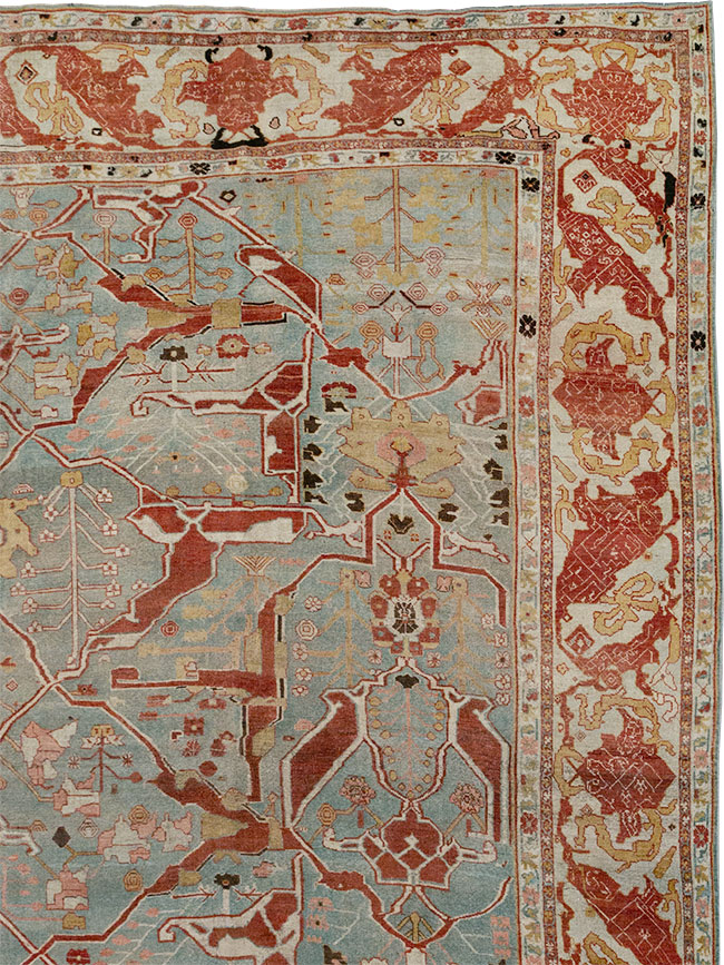 Antique Persian Bidjar Oversize Carpet, No.31217 - Galerie Shabab