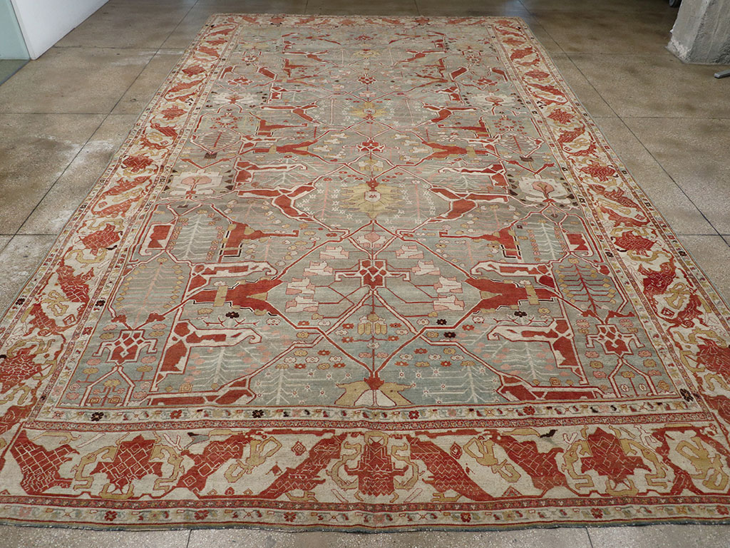 Antique Persian Bidjar Oversize Carpet, No.31217 - Galerie Shabab