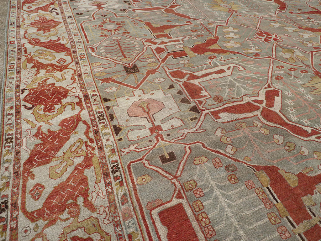 Antique Persian Bidjar Oversize Carpet, No.31217 - Galerie Shabab