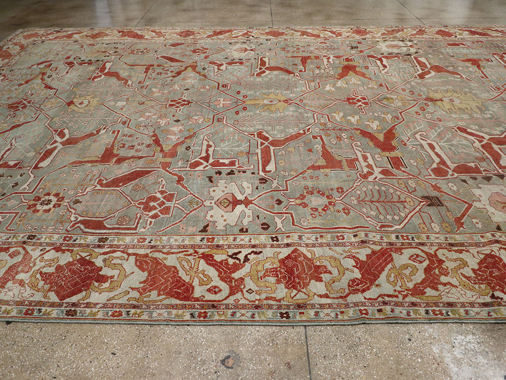 Antique Persian Bidjar Oversize Carpet, No.31217 - Galerie Shabab
