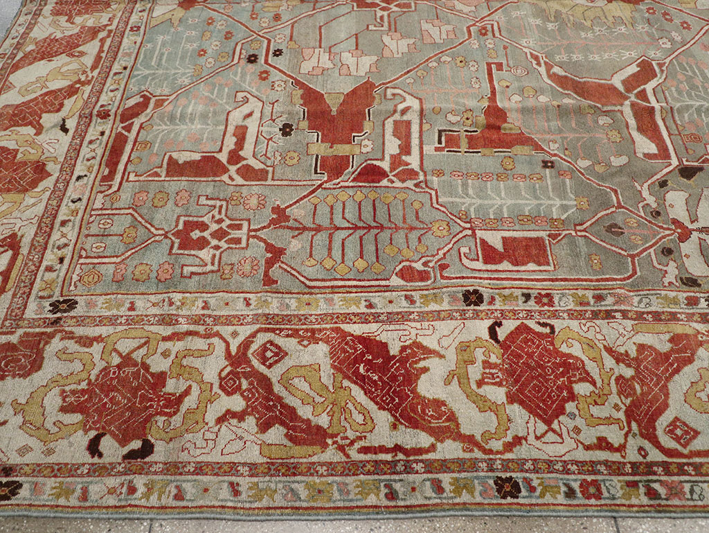 Antique Persian Bidjar Oversize Carpet, No.31217 - Galerie Shabab