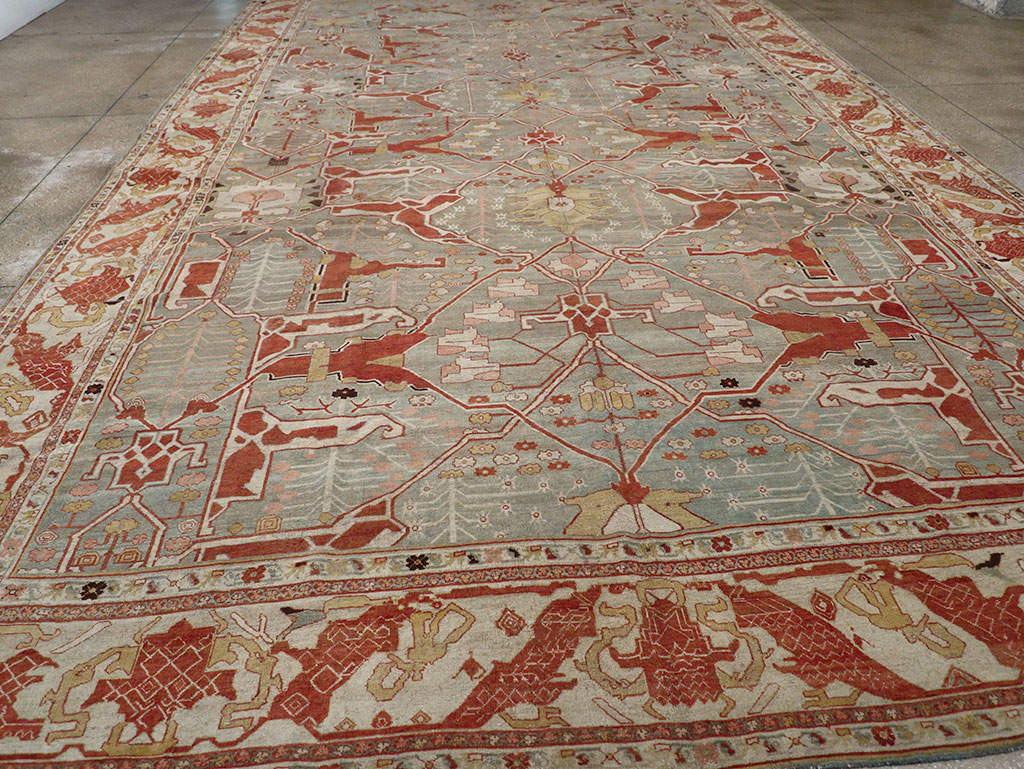 Antique Persian Bidjar Oversize Carpet, No.31217 - Galerie Shabab
