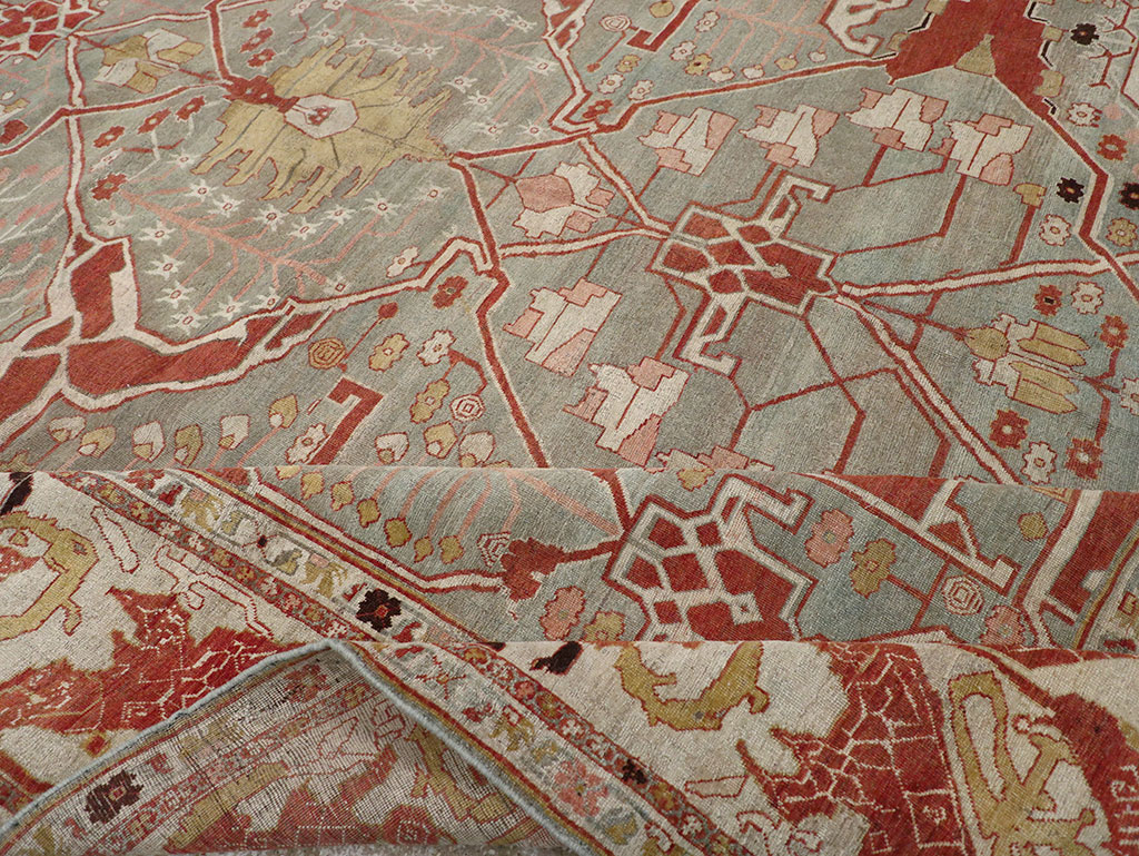 Antique Persian Bidjar Oversize Carpet, No.31217 - Galerie Shabab