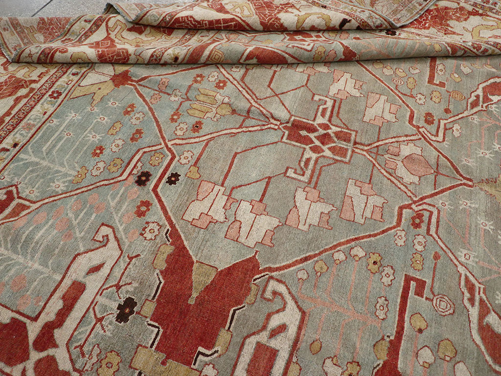 Antique Persian Bidjar Oversize Carpet, No.31217 - Galerie Shabab