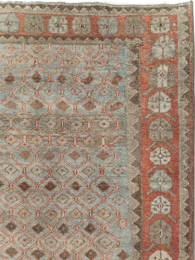 Vintage Persian Veece Accent Carpet, No.31228 - Galerie Shabab