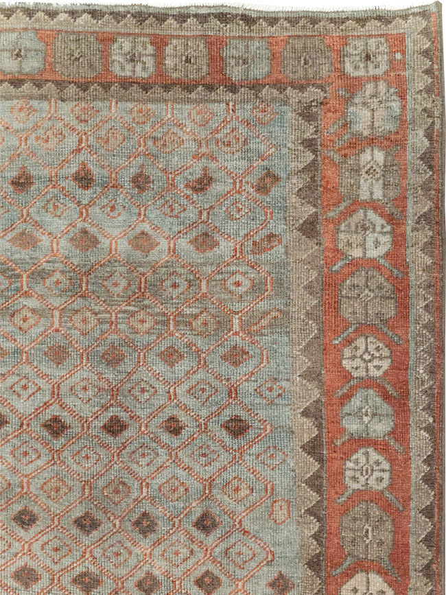 Vintage Persian Veece Accent Carpet, No.31228 - Galerie Shabab