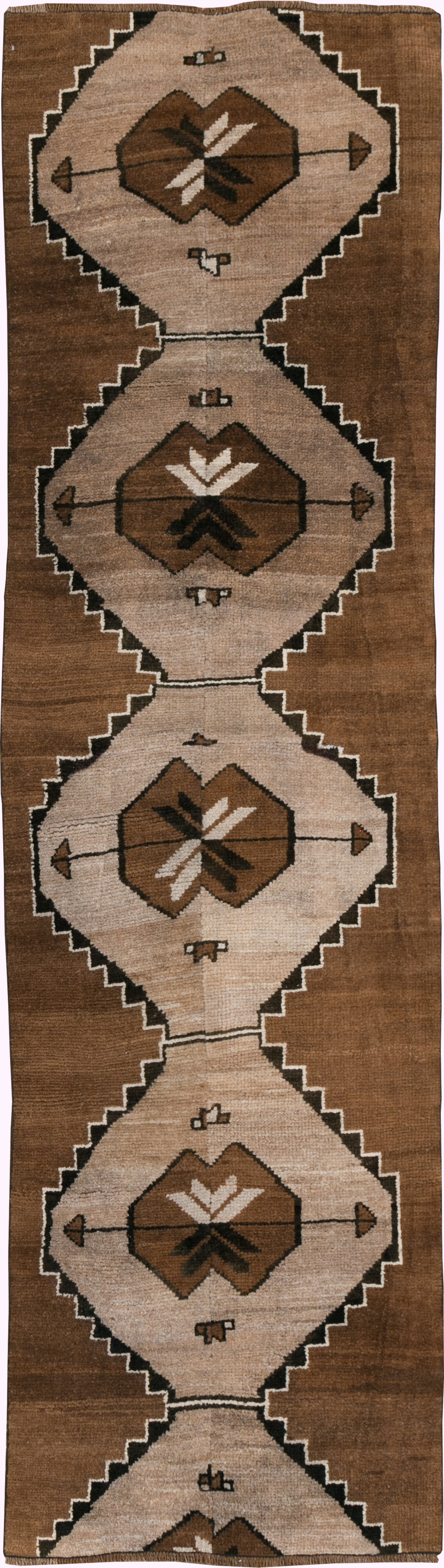 Vintage Turkish Anatolian Tribal Runner, No.31229 - Galerie Shabab